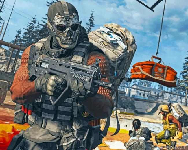 Aesthetic Call Of Duty Warzone Painting By Numbers Kits