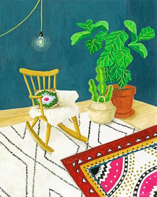Aesthetic Plants Painting By Numbers Kits