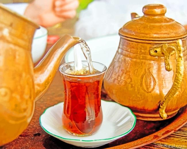 Turkish Tea Painting By Numbers Kits