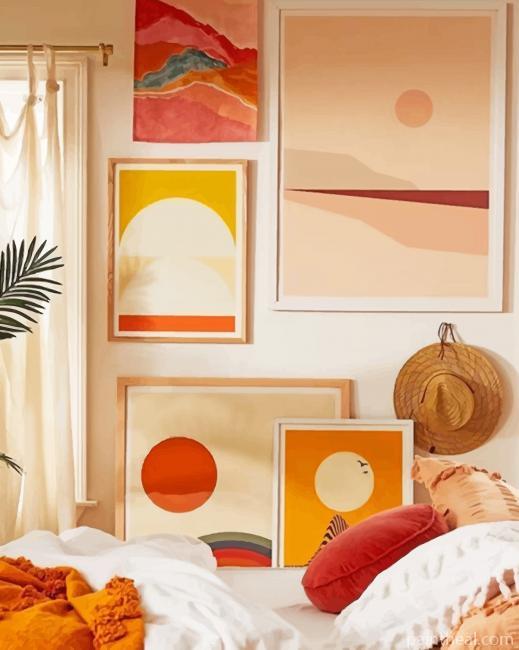 Aesthetic Room Painting By Numbers Kits