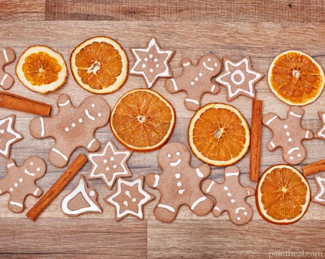 Christmas Food Decoration Painting By Numbers Kits