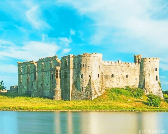 Carew Castle Painting By Numbers Kits