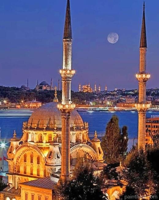 Sultan Ahmed Mosque Painting By Numbers Kits