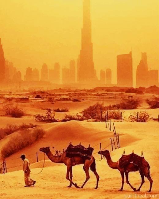 Dubai Sahara Painting By Numbers Kits