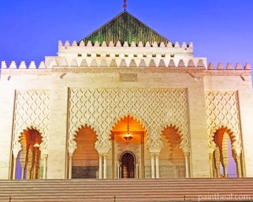Mausoleum Of Mohammed V Rabat Painting By Numbers Kits