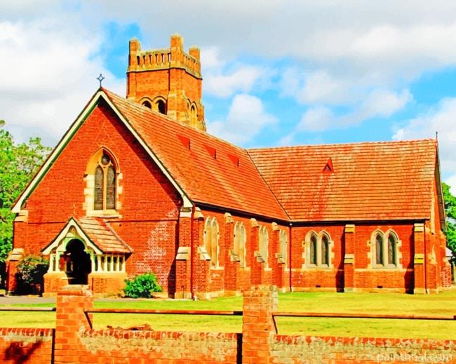 St Paul Anglican Church Australia Painting By Numbers Kits