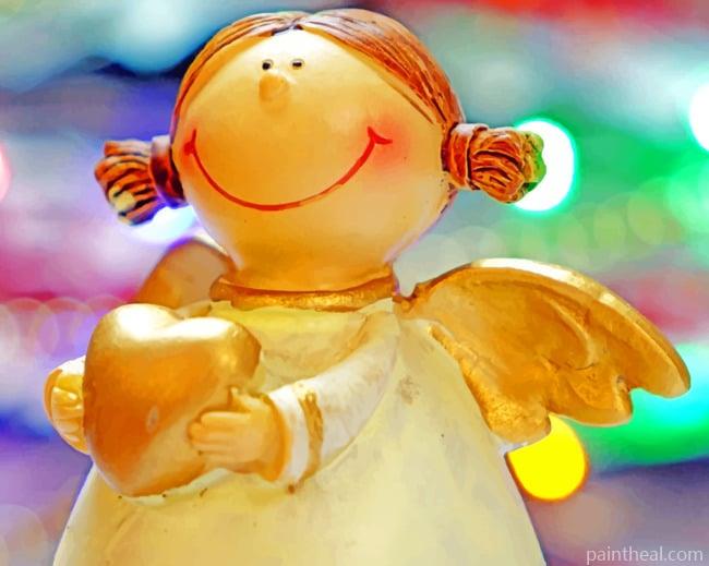 Angel Toy Painting By Numbers Kits