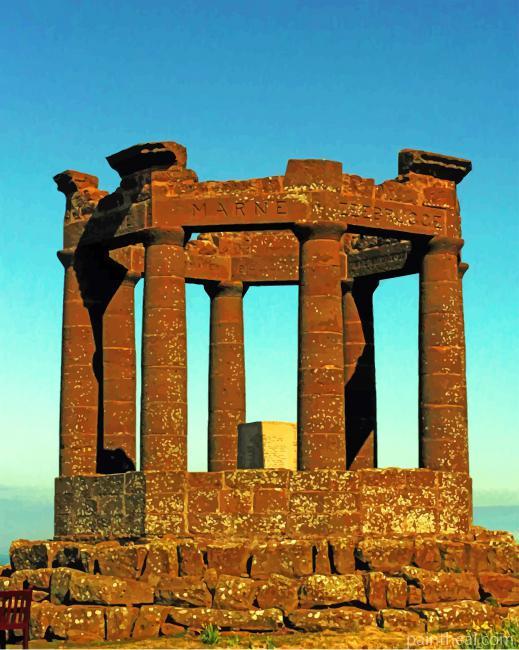 Ancient Roman Temple Painting By Numbers Kits