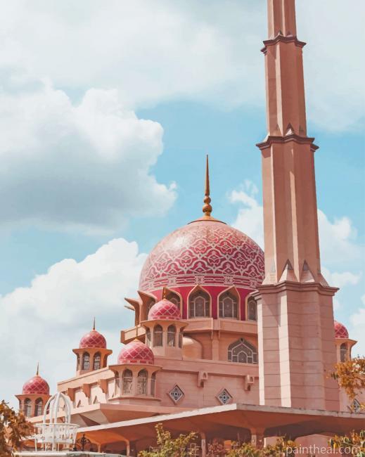 Masjid Putra Malaysia Painting By Numbers Kits