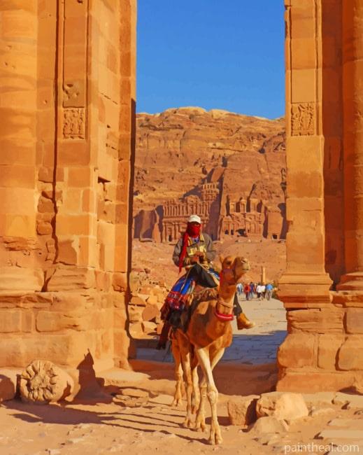 Petra Camel Painting By Numbers Kits