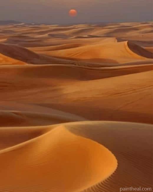 Desert Landscape Painting By Numbers Kits