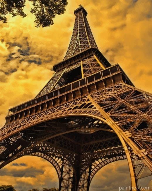 Eiffel Tower Painting By Numbers Kits