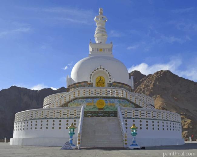 Shanti Stupa Painting By Numbers Kits