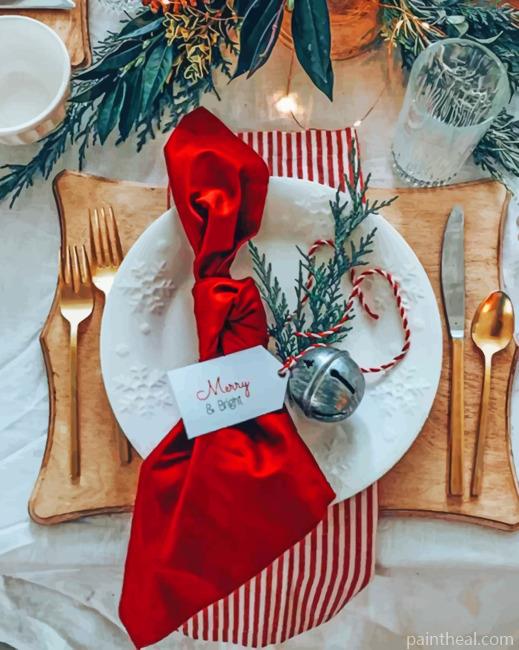 Christmas Table Painting By Numbers Kits