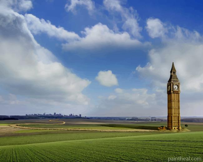 Big Ben In Nature Painting By Numbers Kits