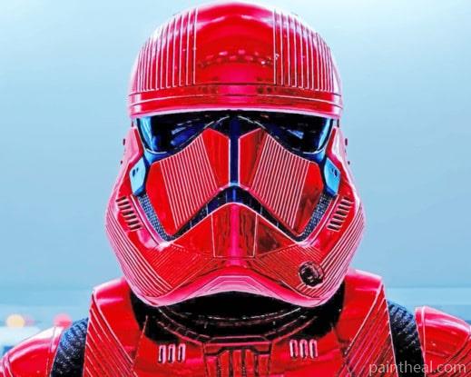 Red Sith Trooper Painting By Numbers Kits