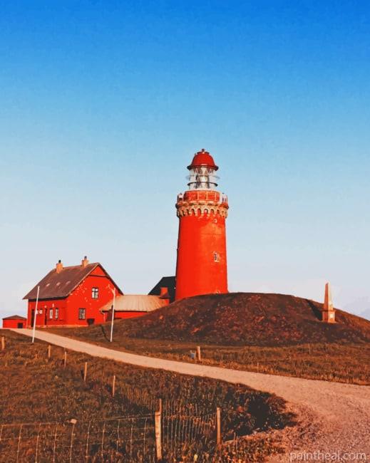 Bovbjerg Lighthouse Painting By Numbers Kits