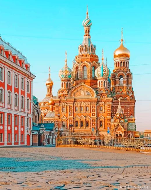 Savior on the Spilled Blood Painting By Numbers Kits