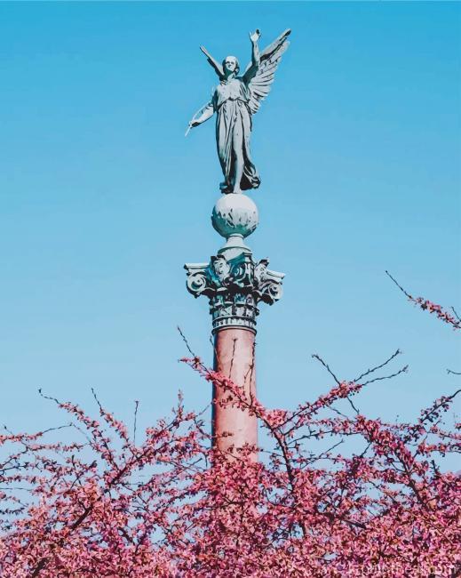 Langelinie Park Statue Painting By Numbers Kits
