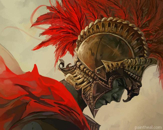 Roman Empire Warrior Painting By Numbers Kits