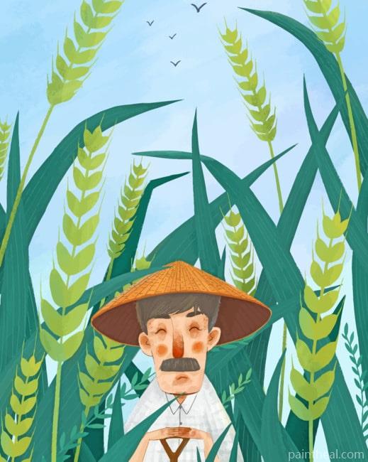 Farmer Art Painting By Numbers Kits