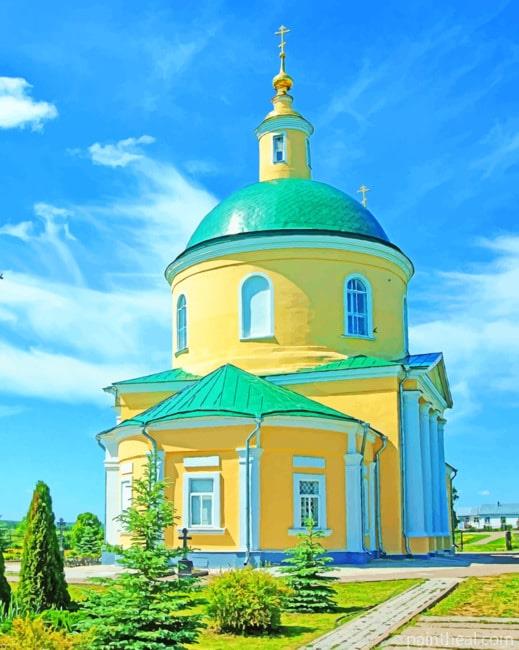 Temple Orthodoxy In Russia Painting By Numbers Kits