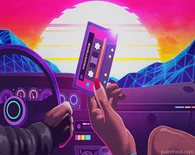 Driving Digital Artwork Painting By Numbers Kits