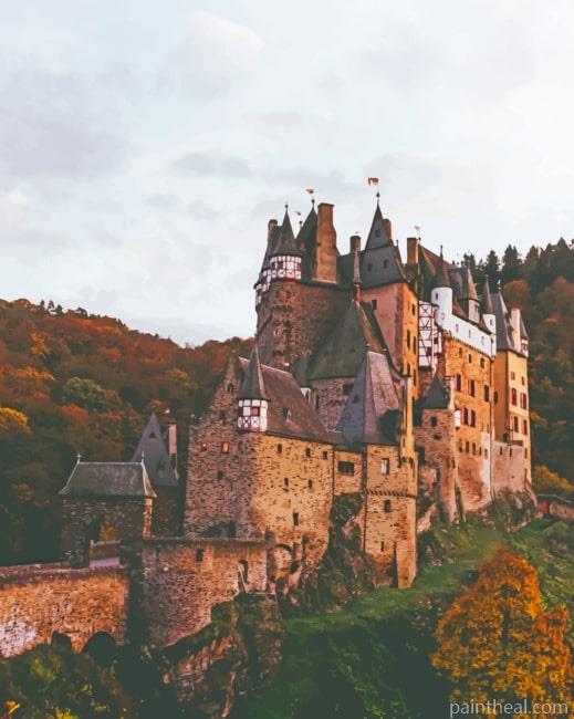 Eltz Castle Germany Painting By Numbers Kits