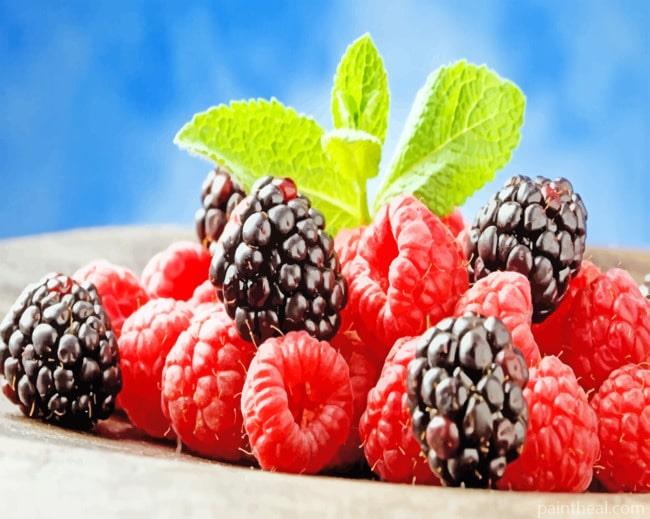 Sweet Berries Fruit Painting By Numbers Kits