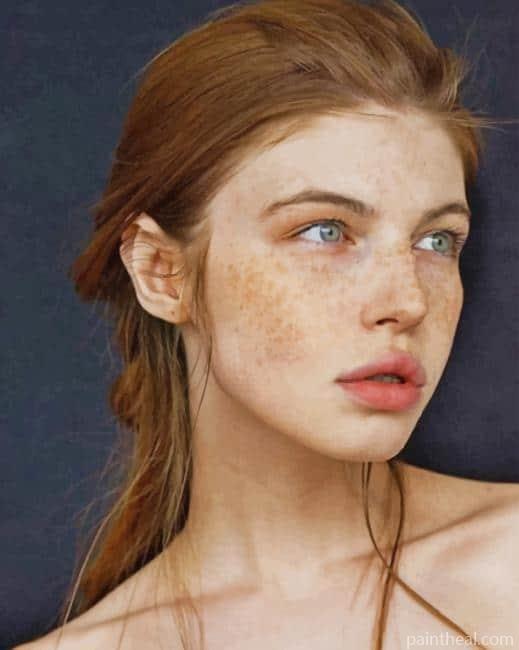 Beautiful Female Portrait Painting By Numbers Kits
