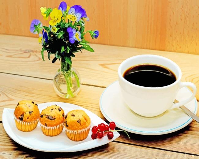 Coffee And Cookies Painting By Numbers Kits