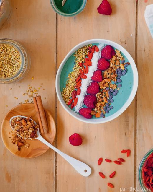 Healthy Breakfast Painting By Numbers Kits
