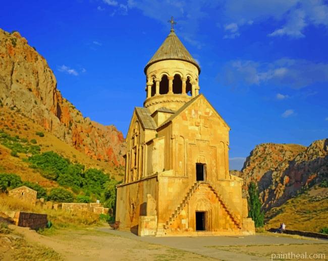 Noravank Monastery Painting By Numbers Kits