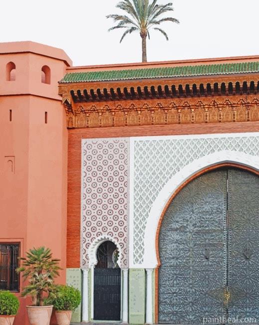 Saadiens Tombs Marrakesh Painting By Numbers Kits