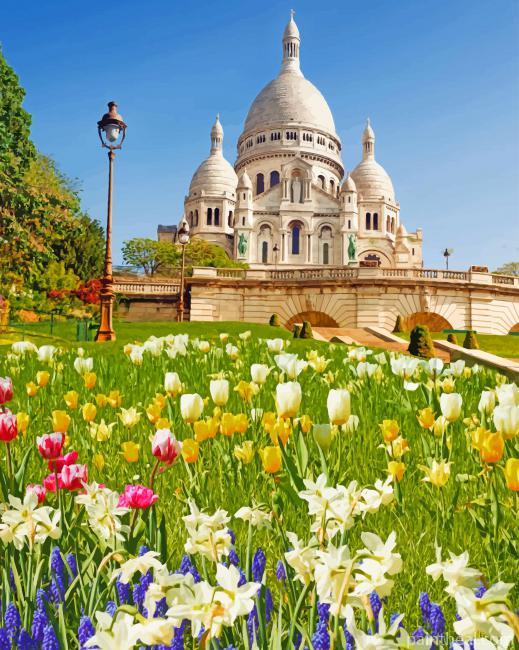 France Paris Montmartre Painting By Numbers Kits