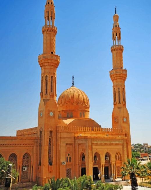 Jumeirah Mosque Dubai Painting By Numbers Kits