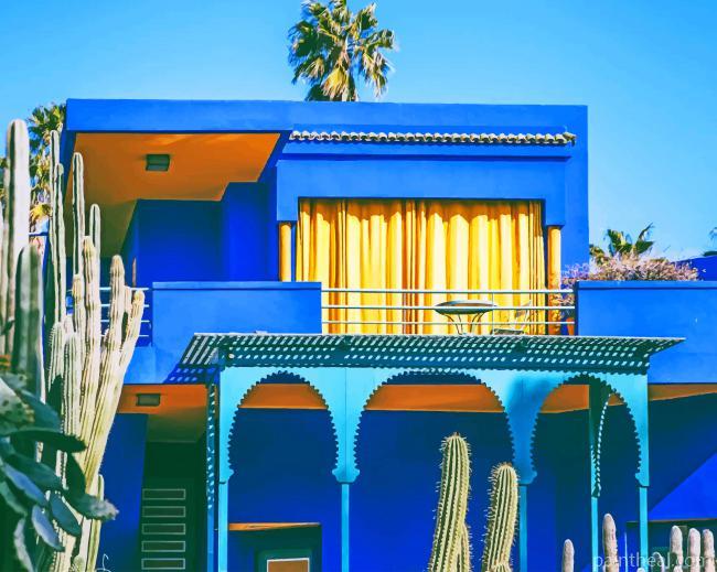 Marrakesh La Majorelle Painting By Numbers Kits
