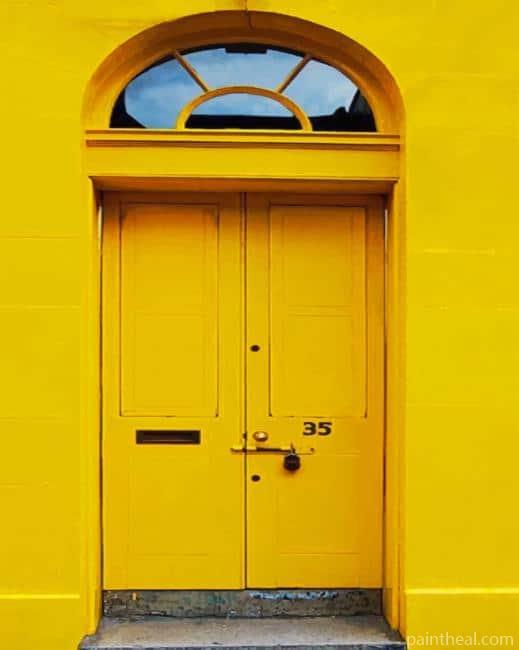 Yellow Door Painting By Numbers Kits