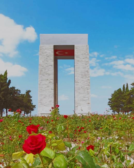 Canakkale Martyrs Monument Painting By Numbers Kits