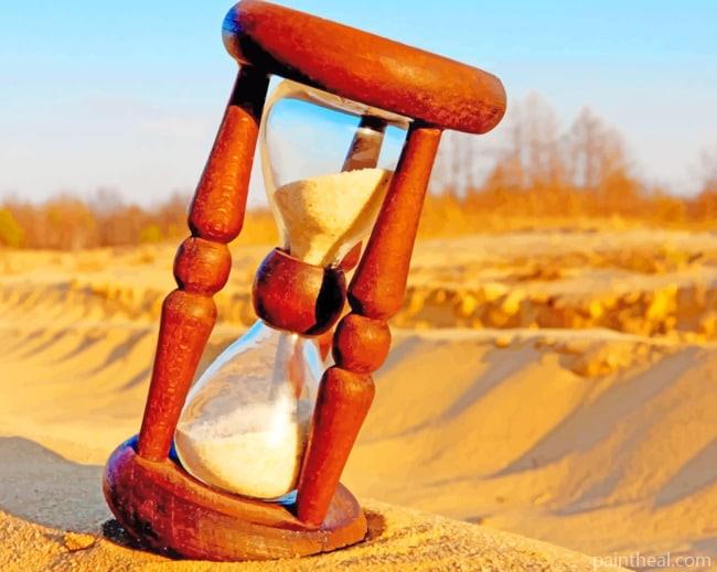 Hourglass In Sand Painting By Numbers Kits