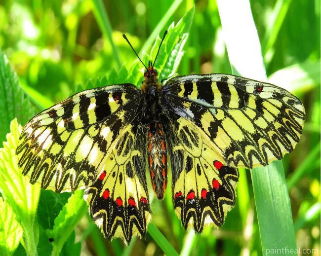 Butterfly Macro Insect Painting By Numbers Kits