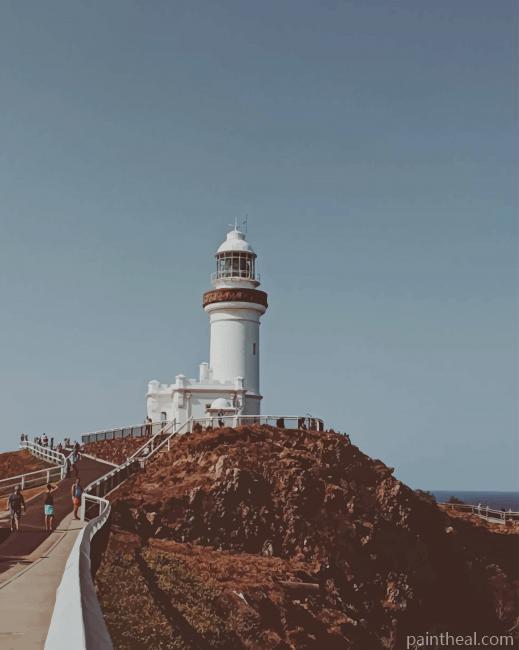 Cape Byron Lighthouse Painting By Numbers Kits