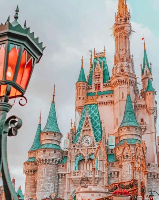 Cinderella Castle Painting By Numbers Kits