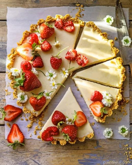 Strawberry Tarte Painting By Numbers Kits