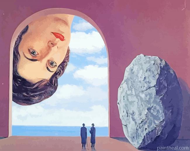 Rene Magritte Portrait Of Stephy Langui Painting By Numbers Kits