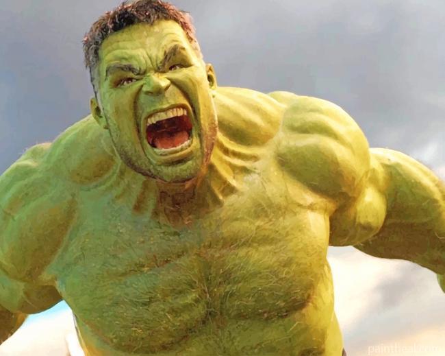 Hulk Marvel Painting By Numbers Kits