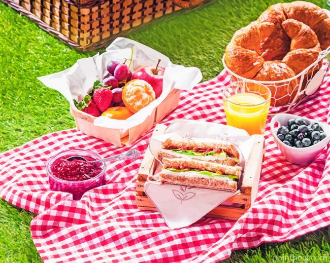 Picnic Time Painting By Numbers Kits