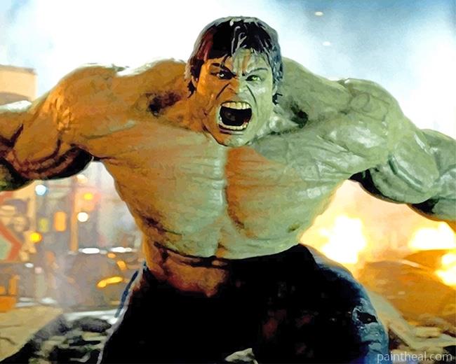 Angry Hulk Painting By Numbers Kits