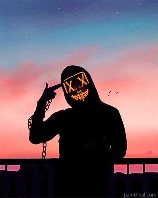 Purge Silhouette Painting By Numbers Kits