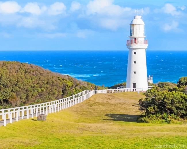 Cape Otway Lighthouse Painting By Numbers Kits